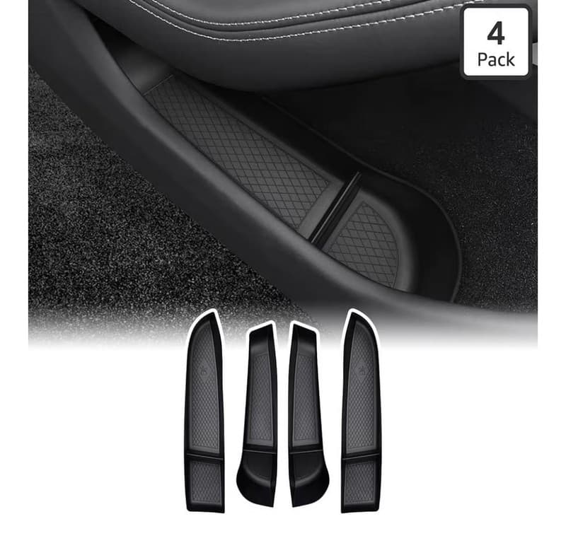 Tesla Model 3 Highland 2024-2025 Door Side Storage Box Organizer, TPE Door Pocke