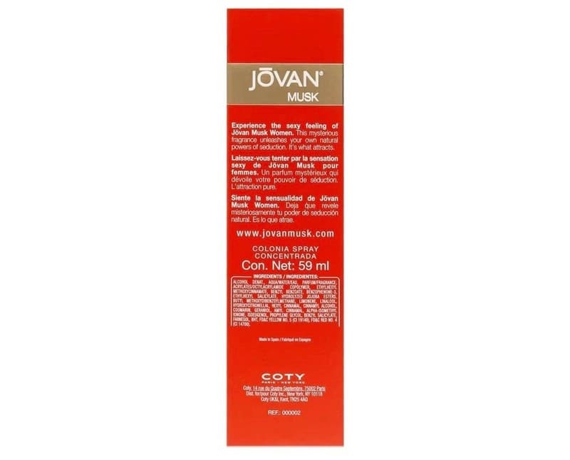 Jovan Musk for Women Cologne Concentrate Spray 2 fl oz - Thumbnail 3
