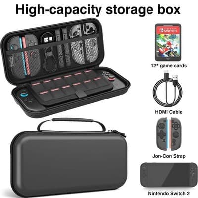 HeysTop Switch 2 Portable Protection Case High-Capacity Storage Box - Thumbnail 5