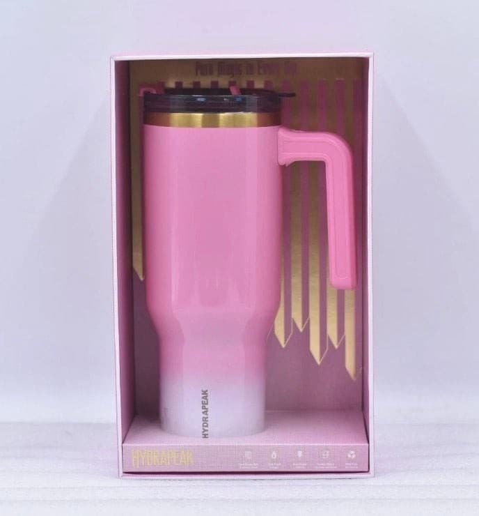 Hydrapeak Voyager 40oz Stainless Steel Tumbler - Pink Ombre