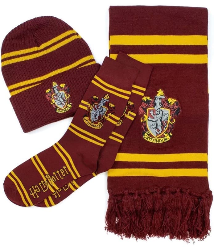 Harry Potter Wizarding World Gryffindor 3 PC Knit Bundle - Scarf, Crew Socks, an - Thumbnail 9