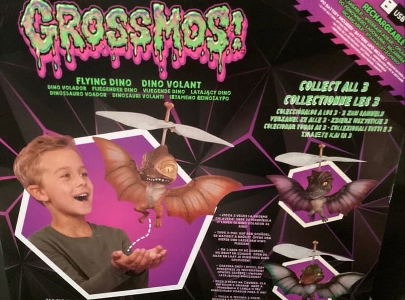MGA GrossMos Flying Dino Interactive Rechargeable Toy Set - Thumbnail 9