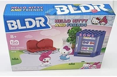BLDR Hello Kitty Friends Bow Vending Machine Hello Kitty & My Melody 0112 NEW