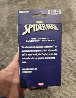 Marvel Spider-Man Bitty Boomers Collectible Bluetooth Speaker Only at Target - Thumbnail 3