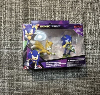 Sonic Prime 2 pc Collectible Figures Sonic the Hedgehog Sega Netflix Wildbrain