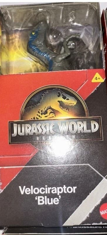 Jurassic World Rebirth Velociraptor Blue Action Figure