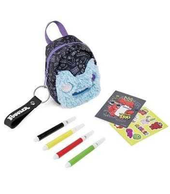 FUGGLER Mini Backpack Keychain BLUE + Bonus Mini Stationery inside | NEW in Box - Thumbnail 2