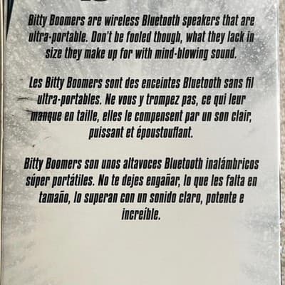 Bitty Boomers Marvel Avengers Iron Man 2" Portable Bluetooth Speaker - Thumbnail 2