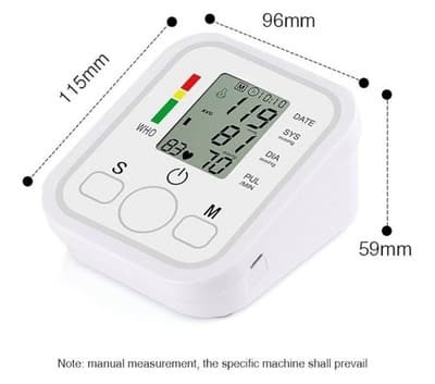 Electronic Blood Pressure Monitor Automatic Arm Style Digital LCD - Thumbnail 4