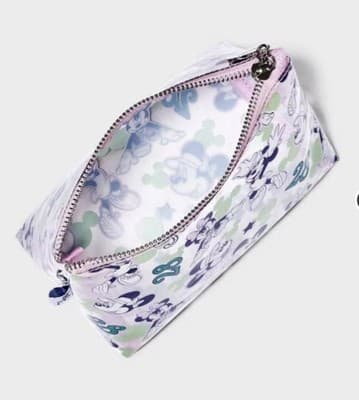 Clear Minnie Mouse Cosmetic Bag with Zipper - Thumbnail 3
