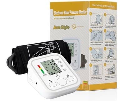 Electronic Blood Pressure Monitor Automatic Arm Style Digital LCD - Thumbnail 3