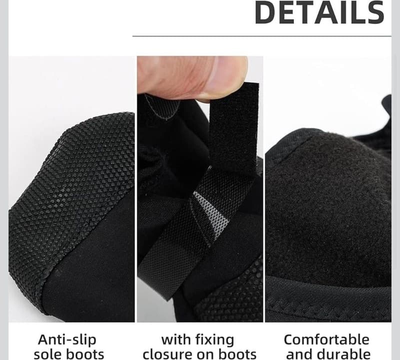 Ubxvamm Dog Paw Wound Recovery Boot - Breathable Anti-Lick Protector for Injured - Thumbnail 2