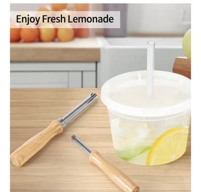 🥤 Straw Puncher Set for Plastic Lids – 2 Pack (NEW) - Thumbnail 4