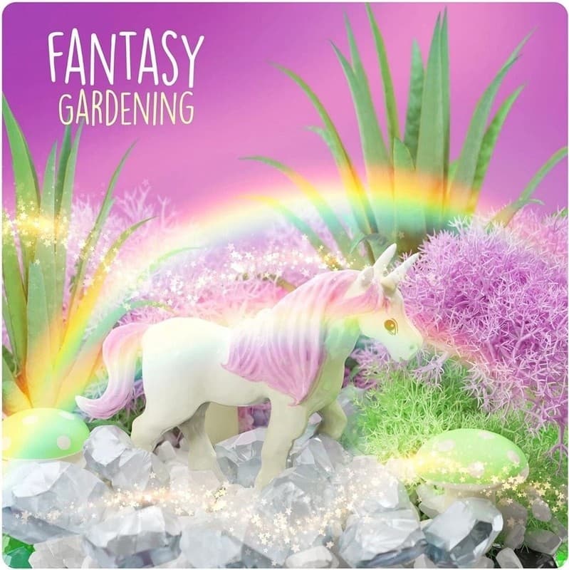 Dan&Darci Light-Up Unicorn Terrarium Kit for Kids - DIY Science & Craft Set - Thumbnail 7