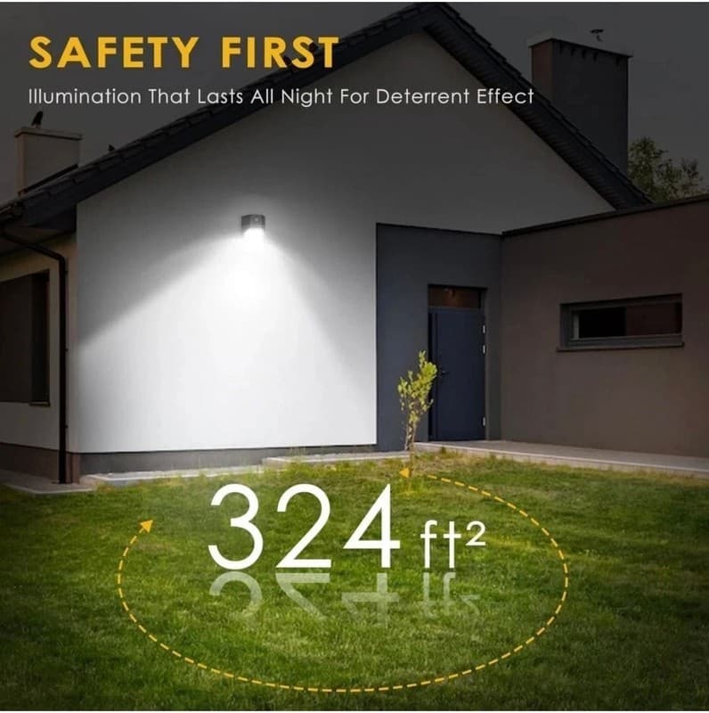 30W LED Wall Pack Light with Dusk to Dawn Sensor, 3600LM, 5000K Daylight, IP65 W - Thumbnail 5