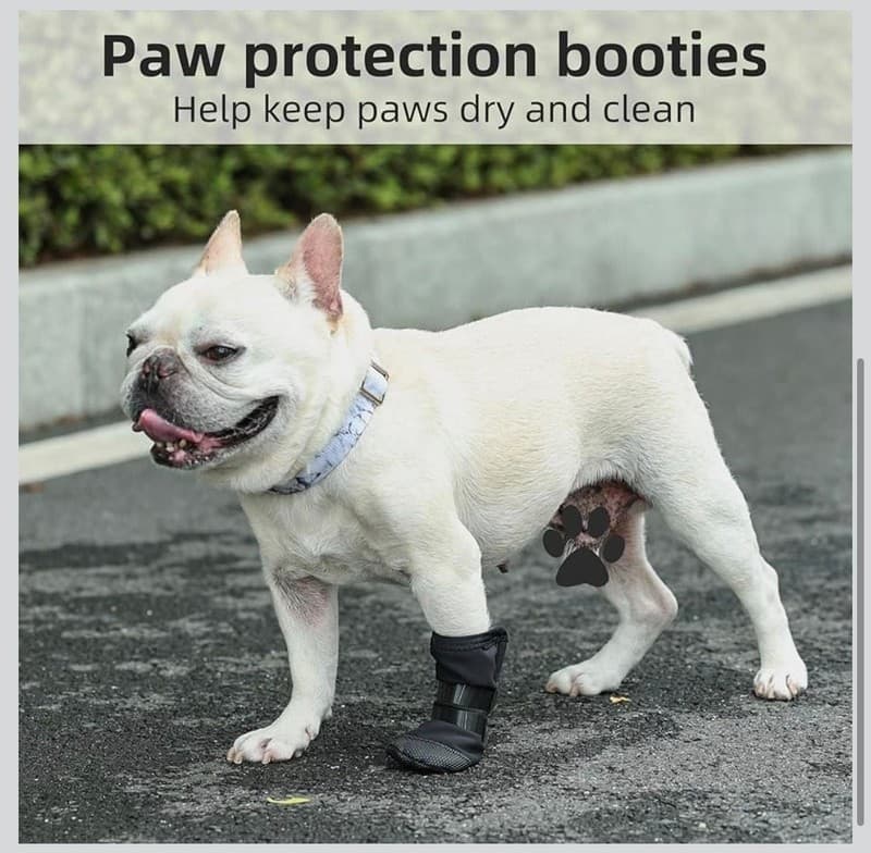 Ubxvamm Dog Paw Wound Recovery Boot - Breathable Anti-Lick Protector for Injured - Thumbnail 3