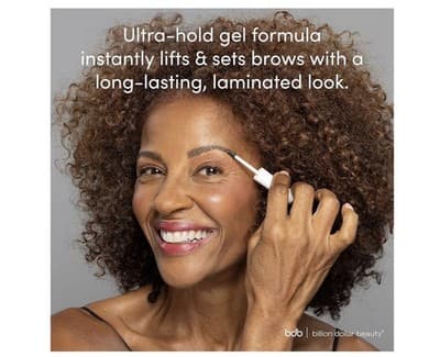 Billion Dollar Brows BROW LIFT Clear Brow Gel .135oz/4ml Full Size - Thumbnail 5