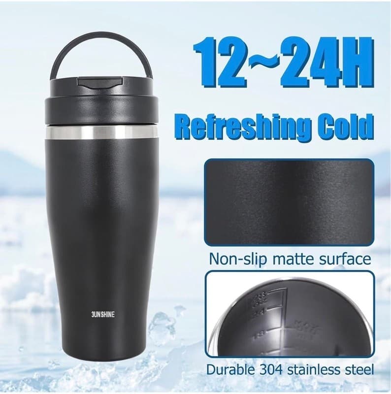 3UNSHINE Portable Electric Blender and Travel Mug 28oz - Thumbnail 2