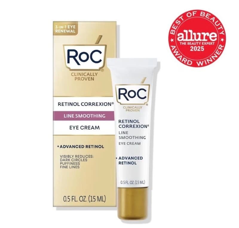 RoC Retinol Correxion Line Smoothing Eye Cream, 0.5 fl oz (15 ml) - Thumbnail 2
