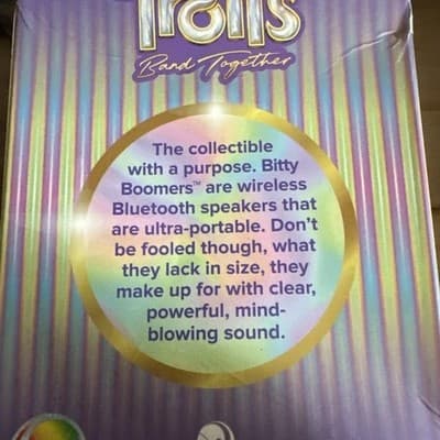 Bitty Boomers Trolls Band Together Poppy Wireless Bluetooth Speaker - Thumbnail 2