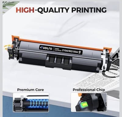 SUDLTO 210A Toner Cartridges with Chip - 4301fdw Toner Replacement for HP 210A - Thumbnail 5