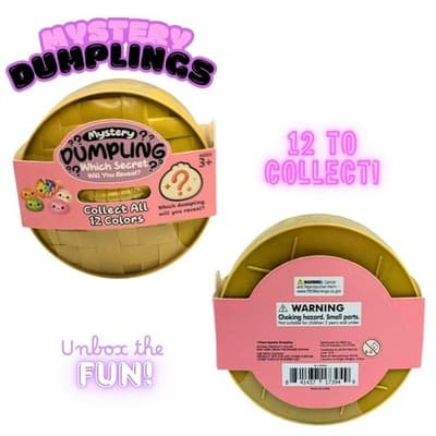 Mystery Dumpling Squishy Toy Blind Box - Thumbnail 3