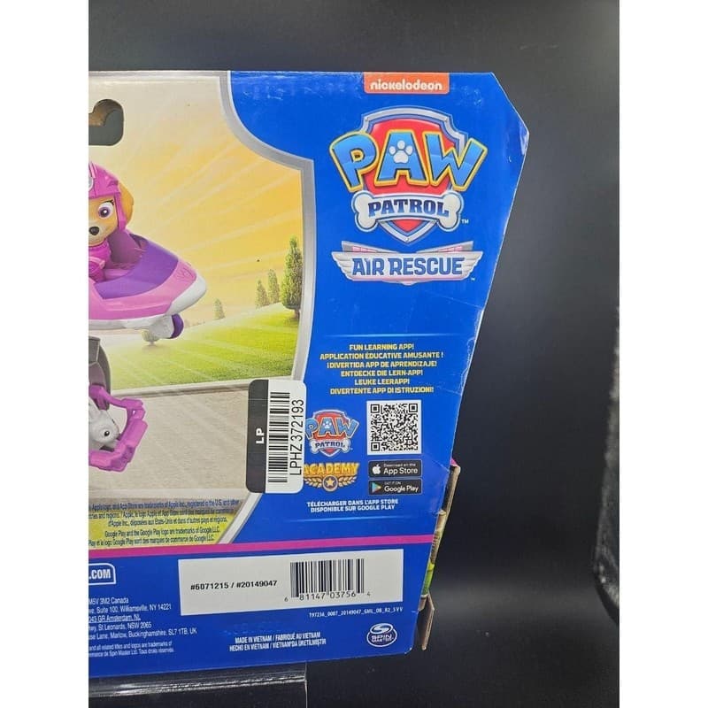Paw Patrol Air Rescue Skye Hero Claw Jet Toy Figure Set - Thumbnail 7