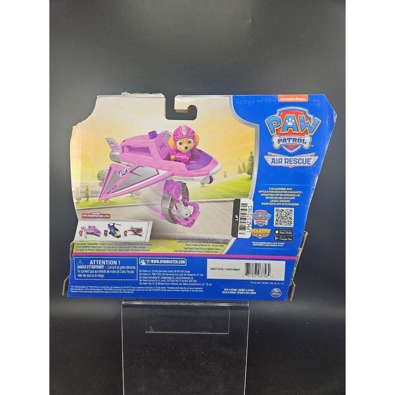 Paw Patrol Air Rescue Skye Hero Claw Jet Toy Figure Set - Thumbnail 5