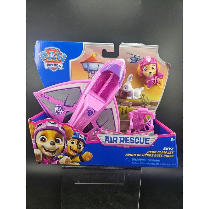 Paw Patrol Air Rescue Skye Hero Claw Jet Toy Figure Set