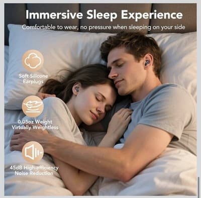 Ear Plugs for Sleeping Noise Cancelling, Reusable Silicone Earplugs for Sleeping - Thumbnail 5