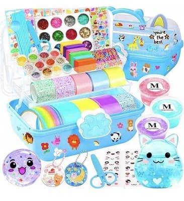 Nano Tape Bubble Kit for Kids, 4 Sticky Ball Tapes and 6 Nano Tapes, Squishy ...