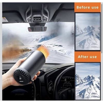 12V Car Heater Fan Windscreen Demister Portable Plug-in MJ509B - Thumbnail 4