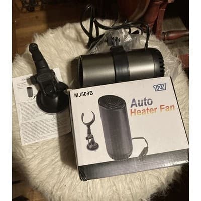 12V Car Heater Fan Windscreen Demister Portable Plug-in MJ509B - Thumbnail 2