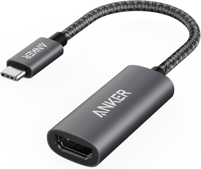 Anker USB-C to HDMI Adapter, Braided Nylon Cable
