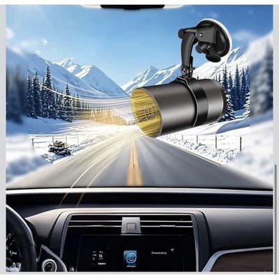 12V Car Heater Fan Windscreen Demister Portable Plug-in MJ509B - Thumbnail 10