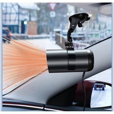 12V Car Heater Fan Windscreen Demister Portable Plug-in MJ509B - Thumbnail 3