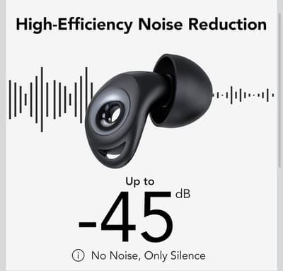 Ear Plugs for Sleeping Noise Cancelling, Reusable Silicone Earplugs for Sleeping - Thumbnail 2
