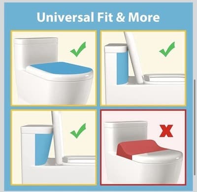 4our Kiddies Baby Toilet Lock 2 Pack for Child Safety, Baby Proof Toilet Seat - Thumbnail 4