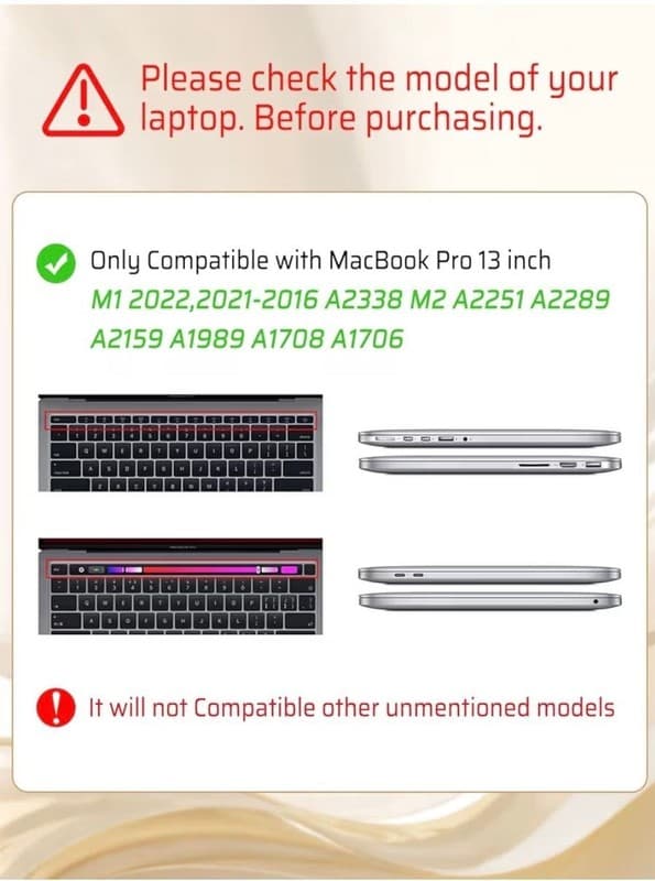 Seorsok Pink Cherry Hard Shell Case with Keyboard Cover for MacBook Pro 13 inch - Thumbnail 3