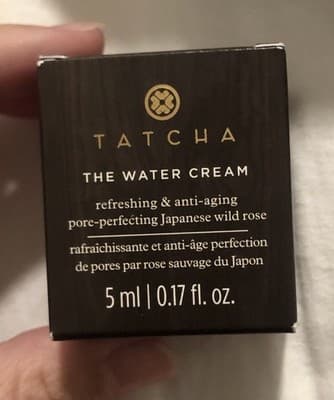 TATCHA The Water Cream .17oz/5mL Deluxe Travel Size Mini NEW In Box