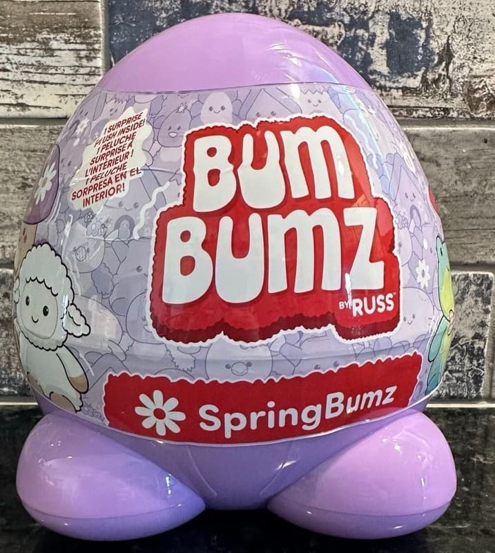 BumBumz by Russ SpringBumz Mystery Plush Egg 7.5"