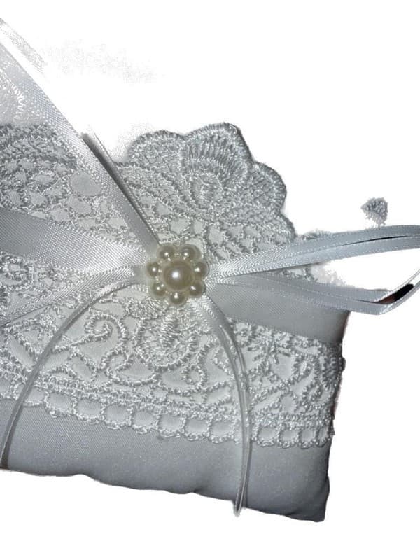 elegant lace pillow weddings valentines day - - Thumbnail 3