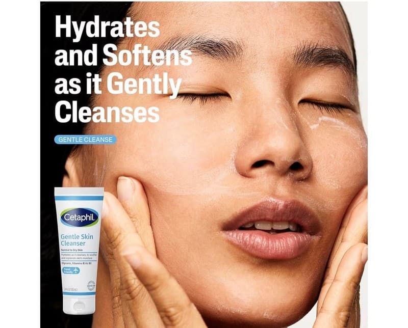 Cetaphil The Gift Set for Sensitive Skin, 4-Piece Travel Skincare Kit, 4 x 3.4 o - Thumbnail 2