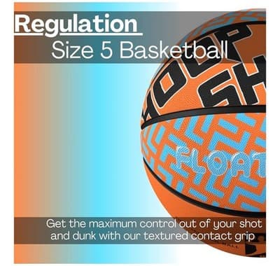 Swimming Pool Basketball Hoop Set by Hoop Shark - Orange/Blue - Inflatable Ho - Thumbnail 5