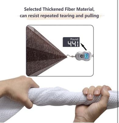 Banister Guard Balcony Netting Stairs Railing Stairs Nylon Net 10 ft L x 2.6 - Thumbnail 5