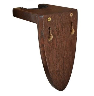 TESLYAR Ash Wood Guitar Wall Mount – Black (Universal) - Thumbnail 9