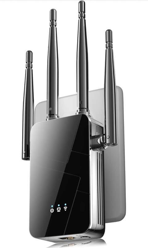 Baetaey 300Mbps Wireless WiFi Range Extender Signal Booster with 4 Antennas and