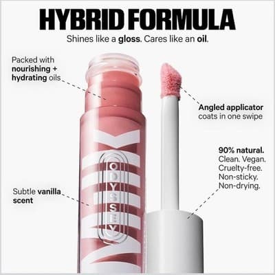 Milk Makeup Odyssey Hydrating Lip Oil Gloss in Werk Trip - Dusty Rose - Thumbnail 2
