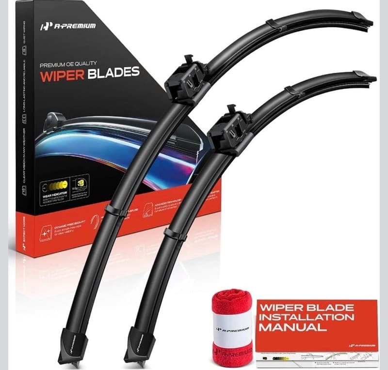 A-Premium 26" and 22" OE Quality Wiper Blades for Mercedes-Benz GLE-Class, GLS-C - Thumbnail 10
