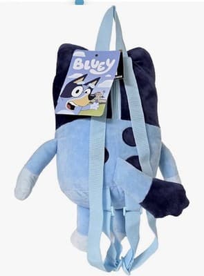 *NEW* Kids' Bluey Plush 16" Backpack - Blue - Thumbnail 2